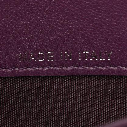 Chanel Lambskin Quilted Medium Boy Flap Wallet Purple 7 of 9