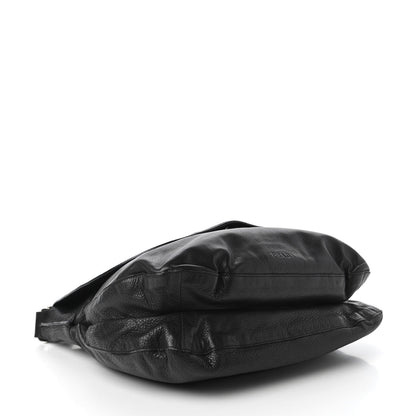 Prada Vitello Daino Hobo Flap Black 4 of 9