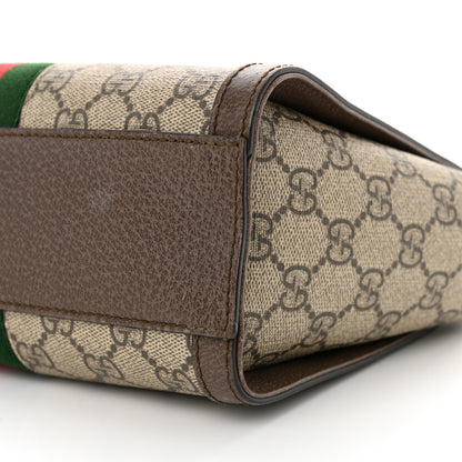 Gucci GG Supreme Monogram Small Ophidia Tote Bag Brown 10 of 16