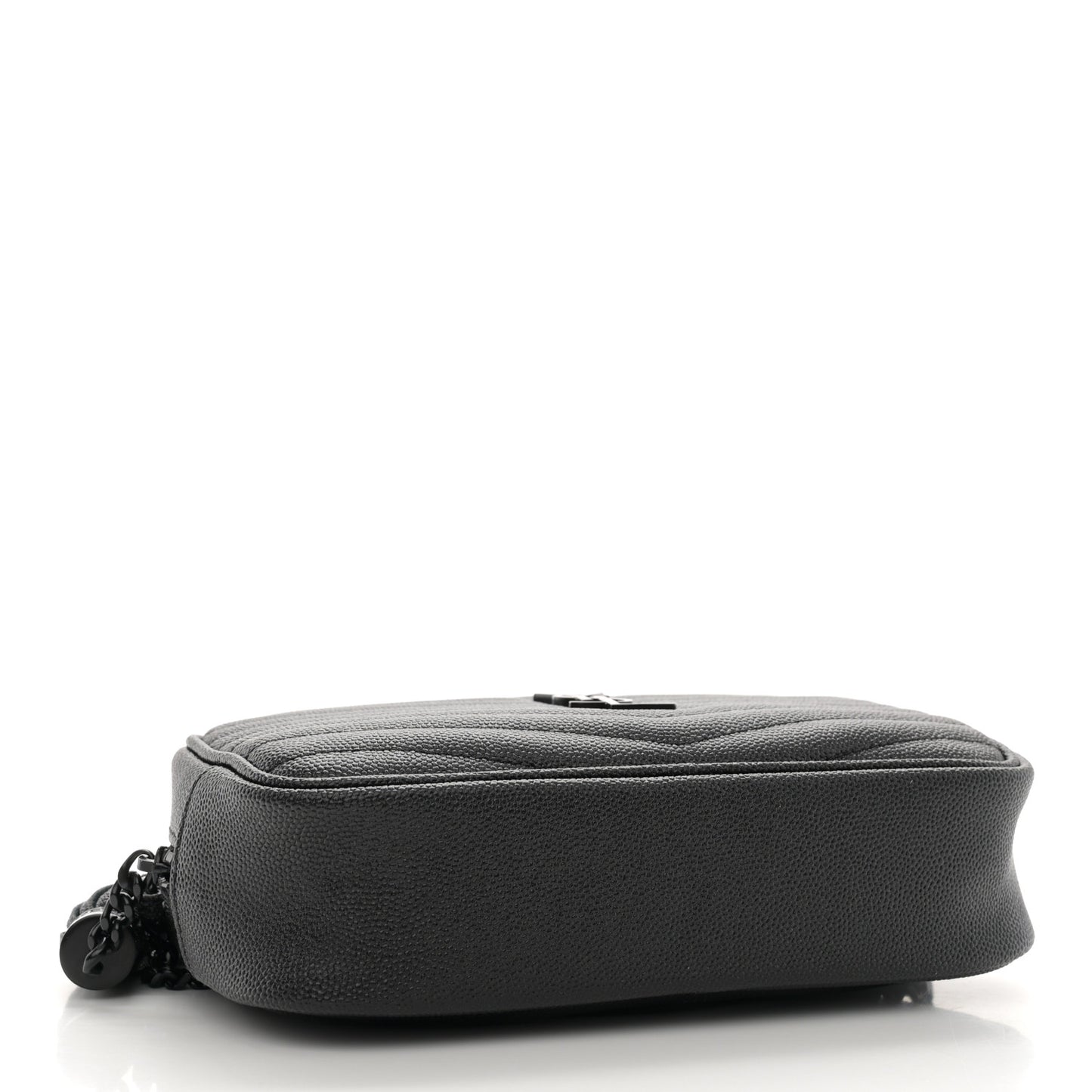 Grain De Poudre Matelasse Monochrome Monogram Mini Lou Camera Bag Black