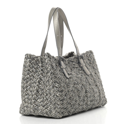 Bottega Veneta Metallic Intrecciato Tote Silver 4 of 10