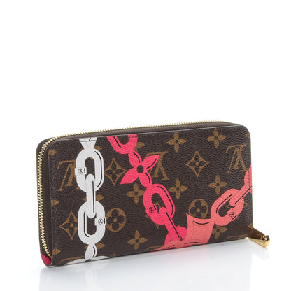 Louis Vuitton Monogram Bay Zippy Wallet Rose Ballerine Poppy 3 of 8