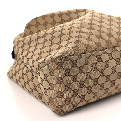 Gucci Monogram Large Horsebit Chain Hobo Dark Brown 8 of 10