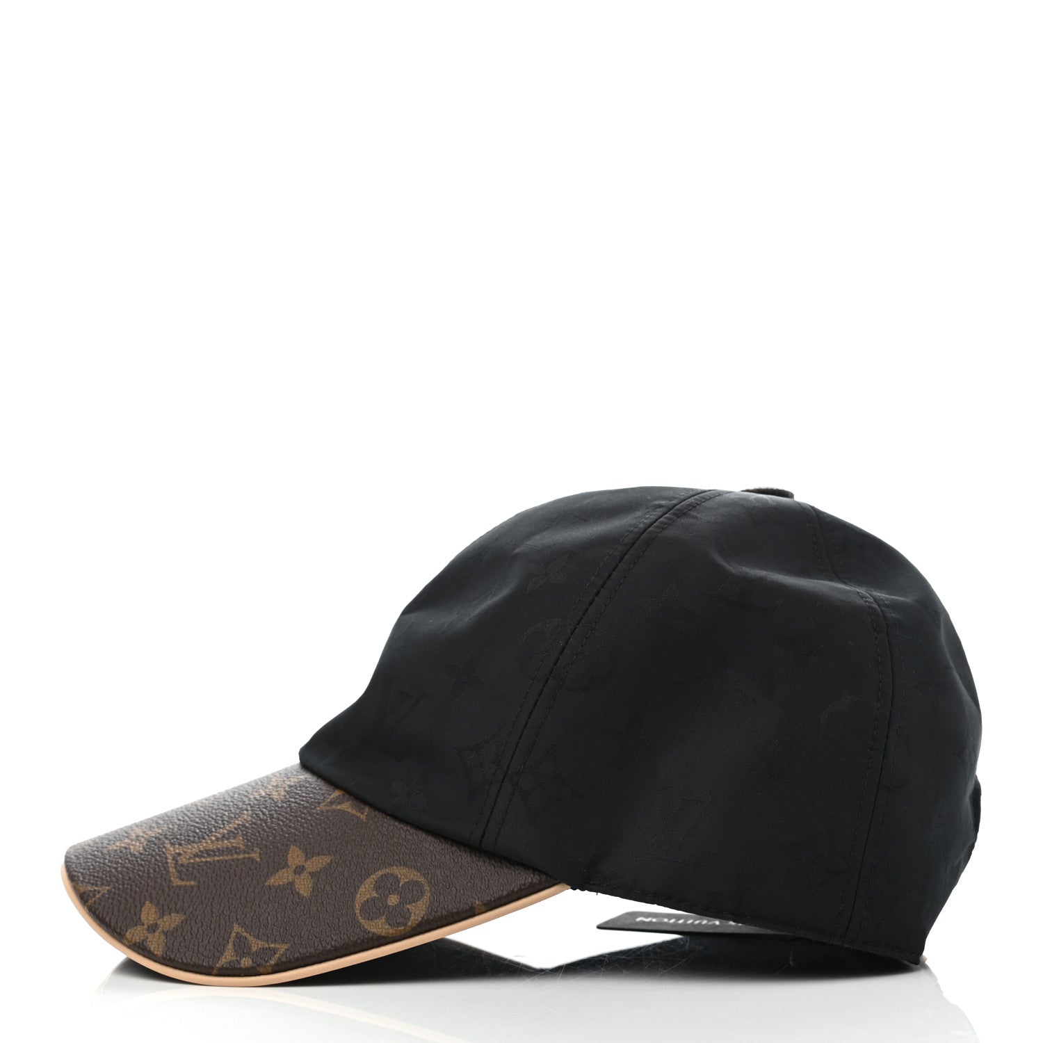 Louis Vuitton Polyester Silk Monogram LV Get Ready Cap M Black 4 of 9