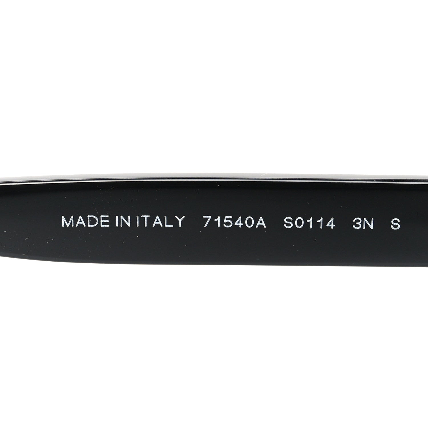 Chanel Acetate Shield 71540 Sunglasses Black 6 of 6