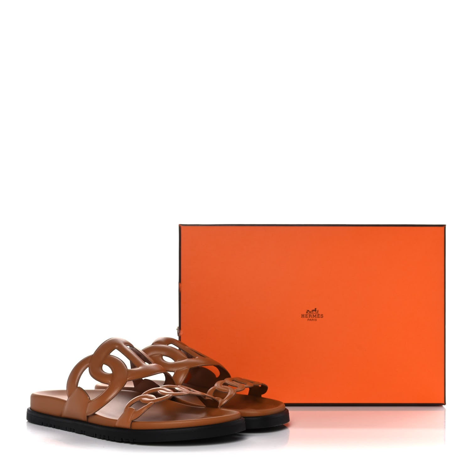 Hermes Nappa Extra Sandals 39 Gold 10 of 10