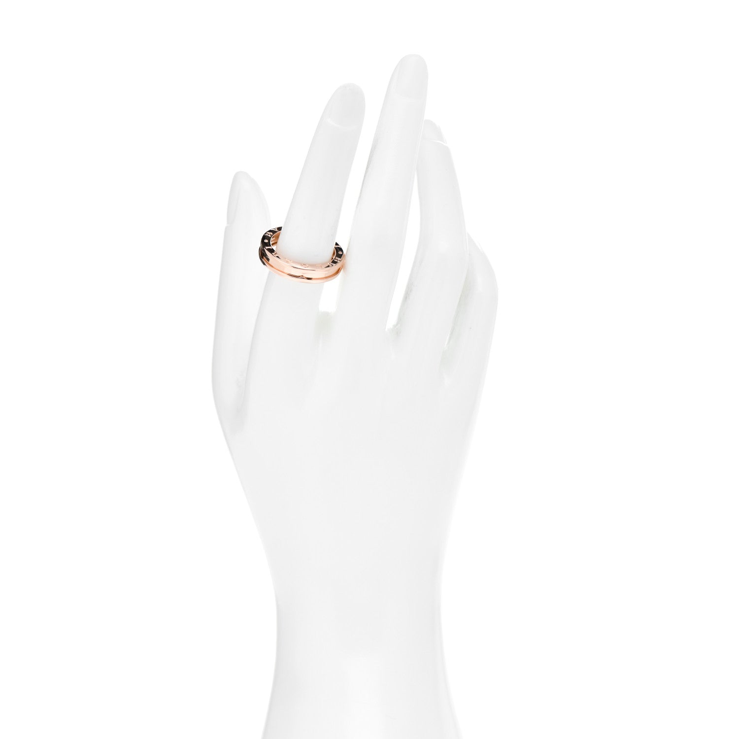 Bulgari 18K Rose Gold B.Zero1 One-Band Ring 56 7.5 2 of 5