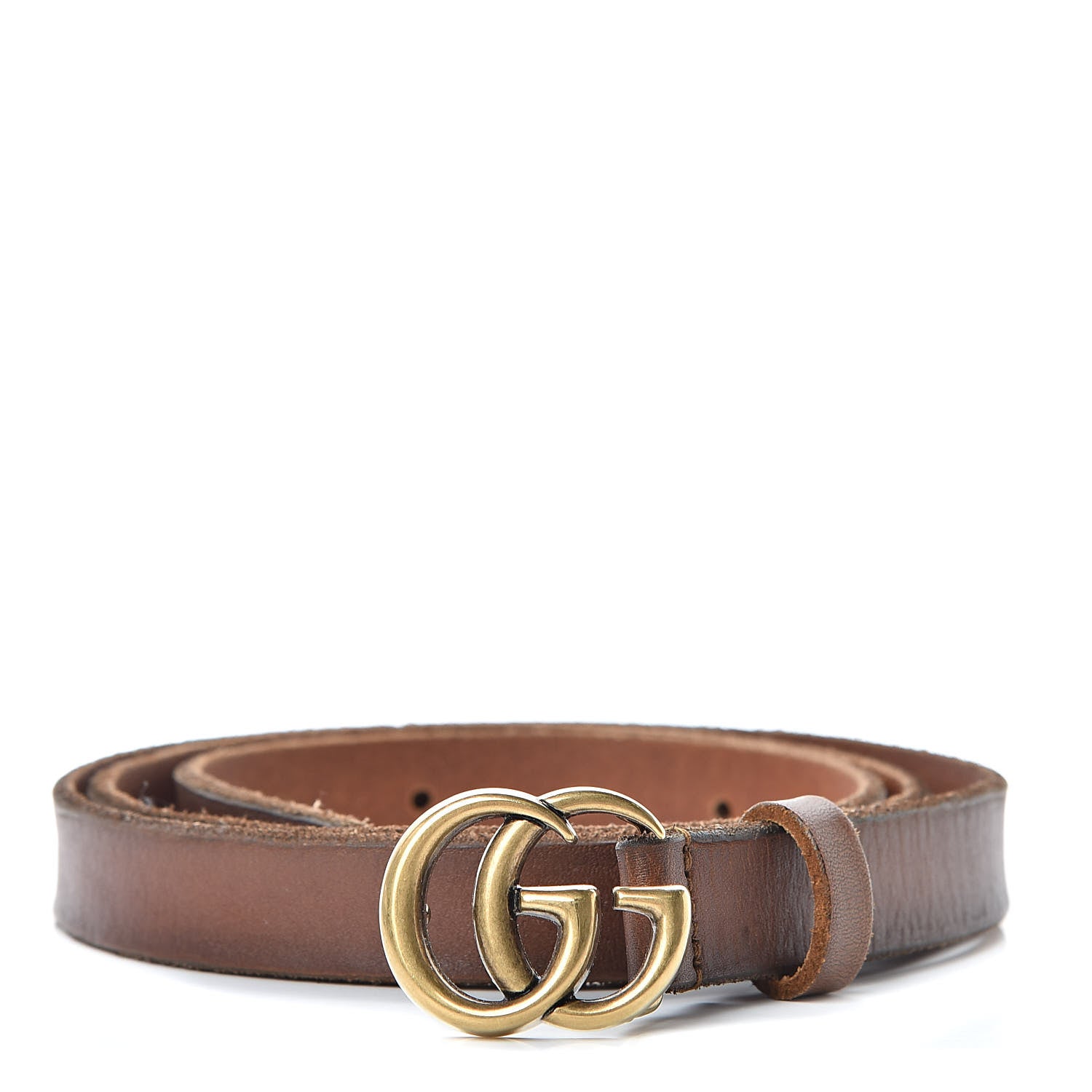Gucci Faded Calfskin Double G 20mm Belt 95 38 Cuir 1 of 7