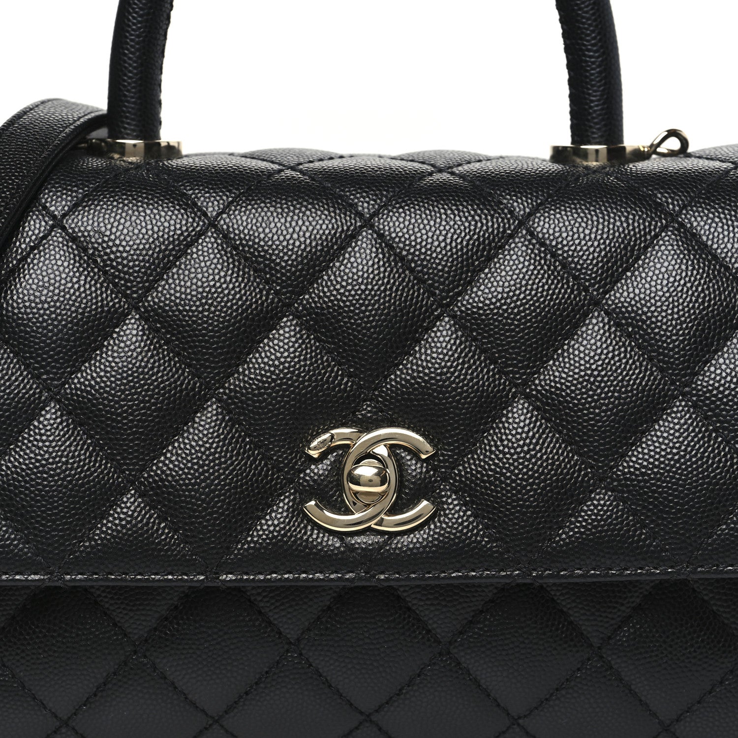 Chanel Caviar Quilted Mini Coco Handle Flap Black 8 of 11