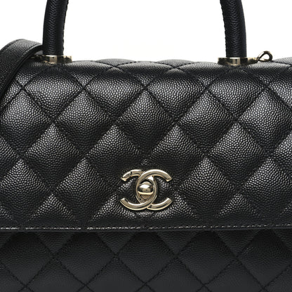 Chanel Caviar Quilted Mini Coco Handle Flap Black 8 of 11