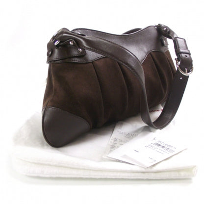 FASHIONPHILE SALVATOREFERRAGAMOSuedeSmallMarisaBrown 3 of 9