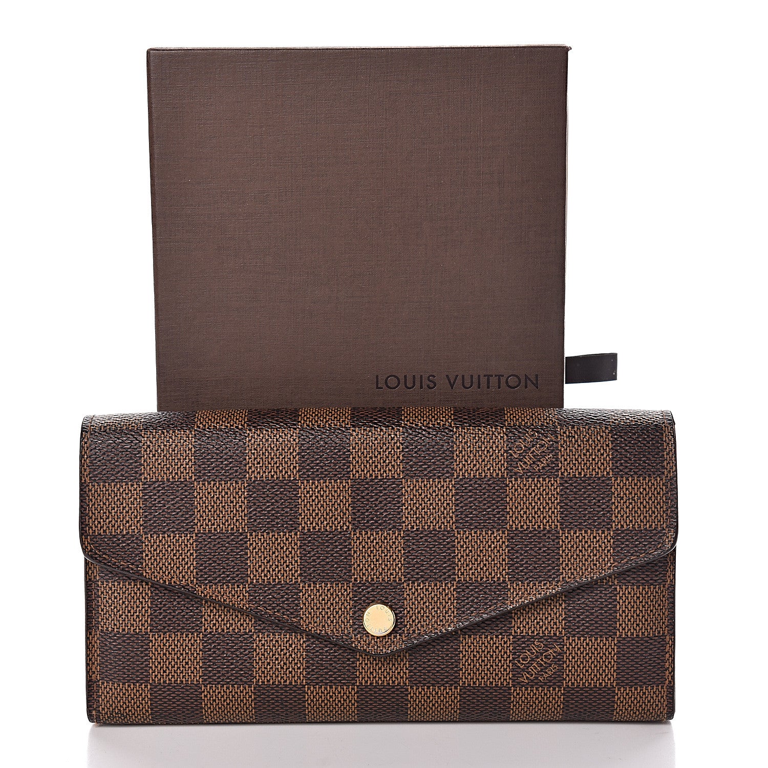 Louis Vuitton Damier Ebene Sarah Wallet NM 11 of 11