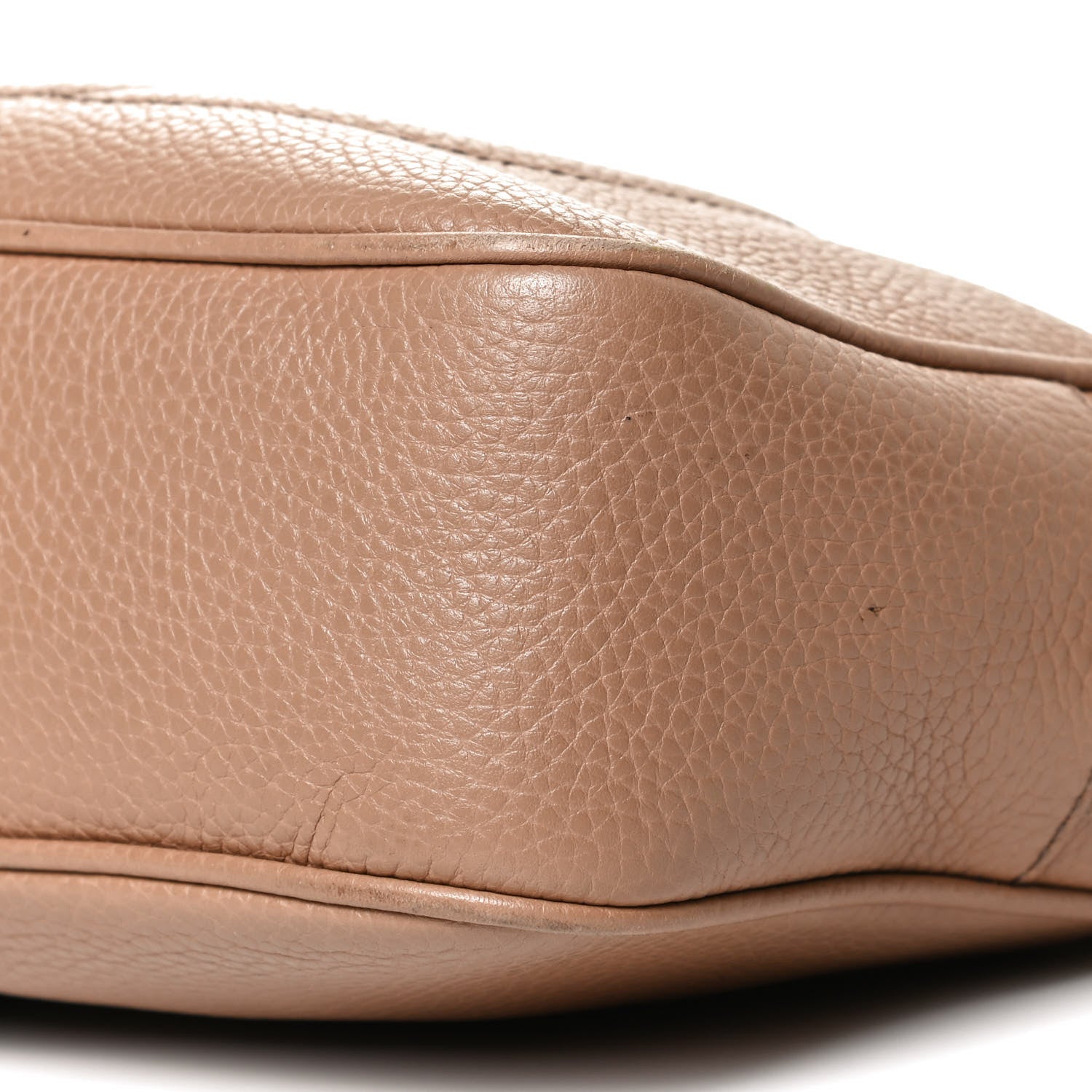 Gucci Pebbled Calfskin Small Soho Disco Bag Camelia 11 of 12