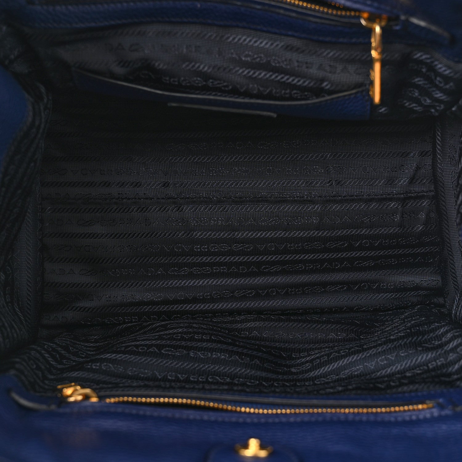 Prada Vitello Daino Shopping Tote Inchiostro 5 of 13