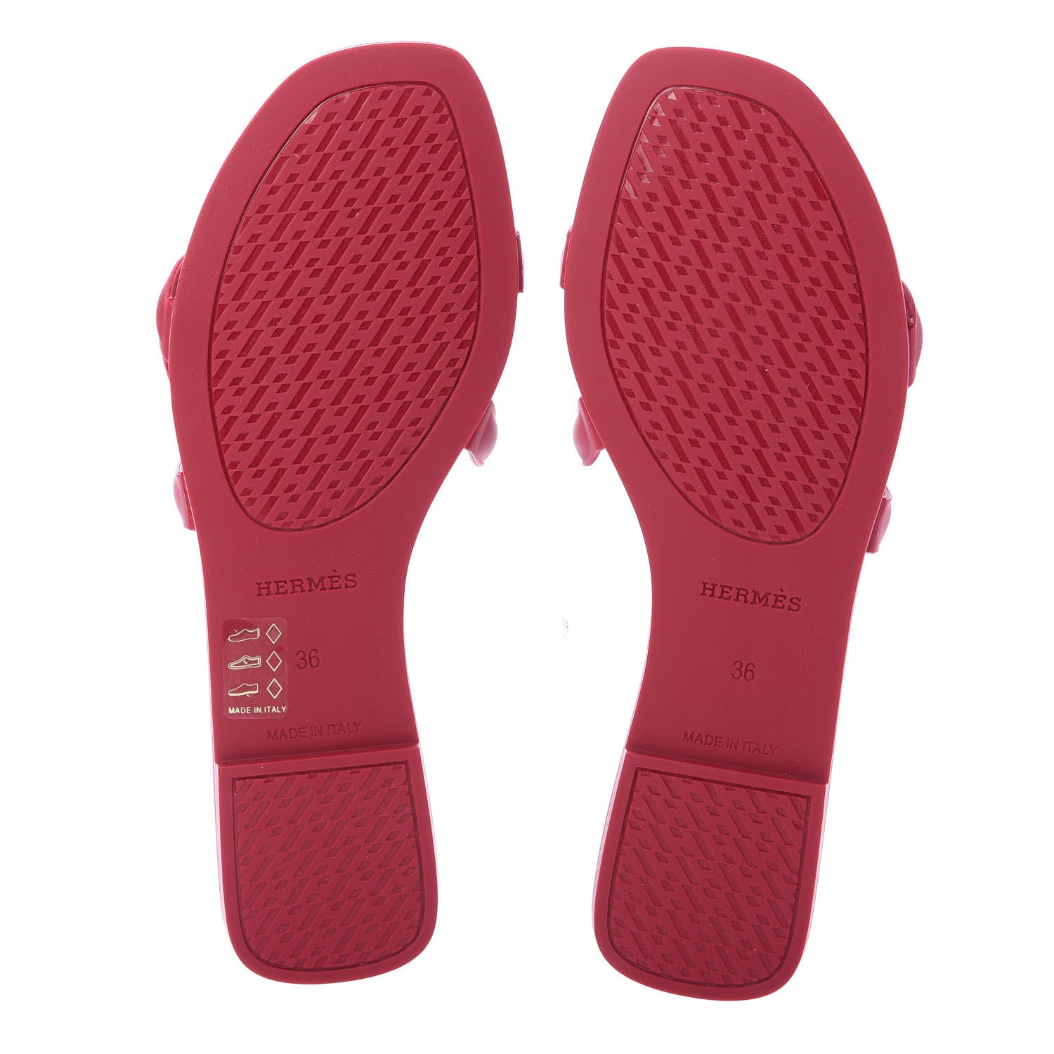 Hermes Rubber Aloha Sandals 36 Rose Baie 7 of 7
