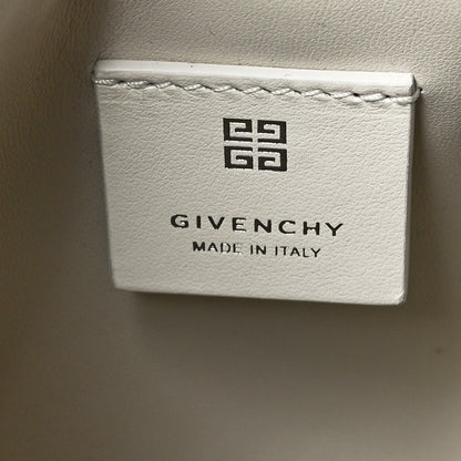 Givenchy Denim 4G Logo Small Moon Cut Out Shoulder Bag Light Blue 6 of 9