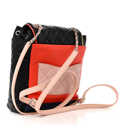 Chanel Lambskin Quilted Small Cuba Urban Spirit Backpack Black 4 of 31