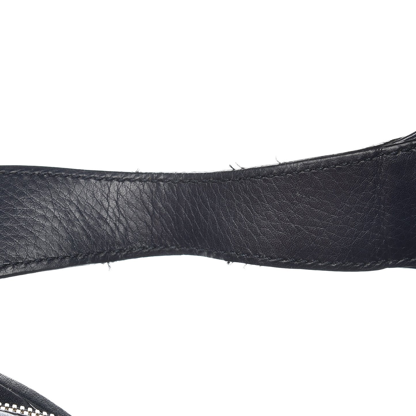 Pebbled Calfskin Large Soho Hobo Dark Blue
