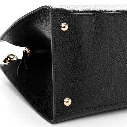 Gucci Dollar Calfskin Large Soho Top Handle Satchel Black 9 of 12