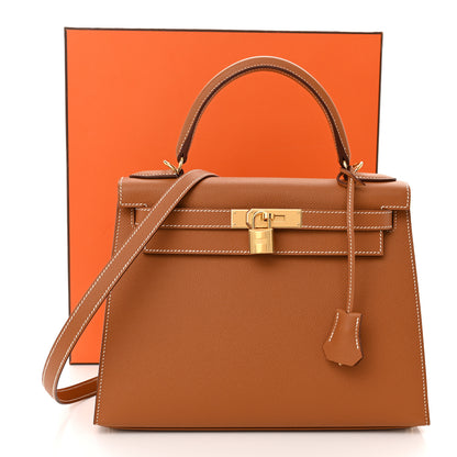 Hermes Epsom Kelly Sellier 28 Gold 11 of 11