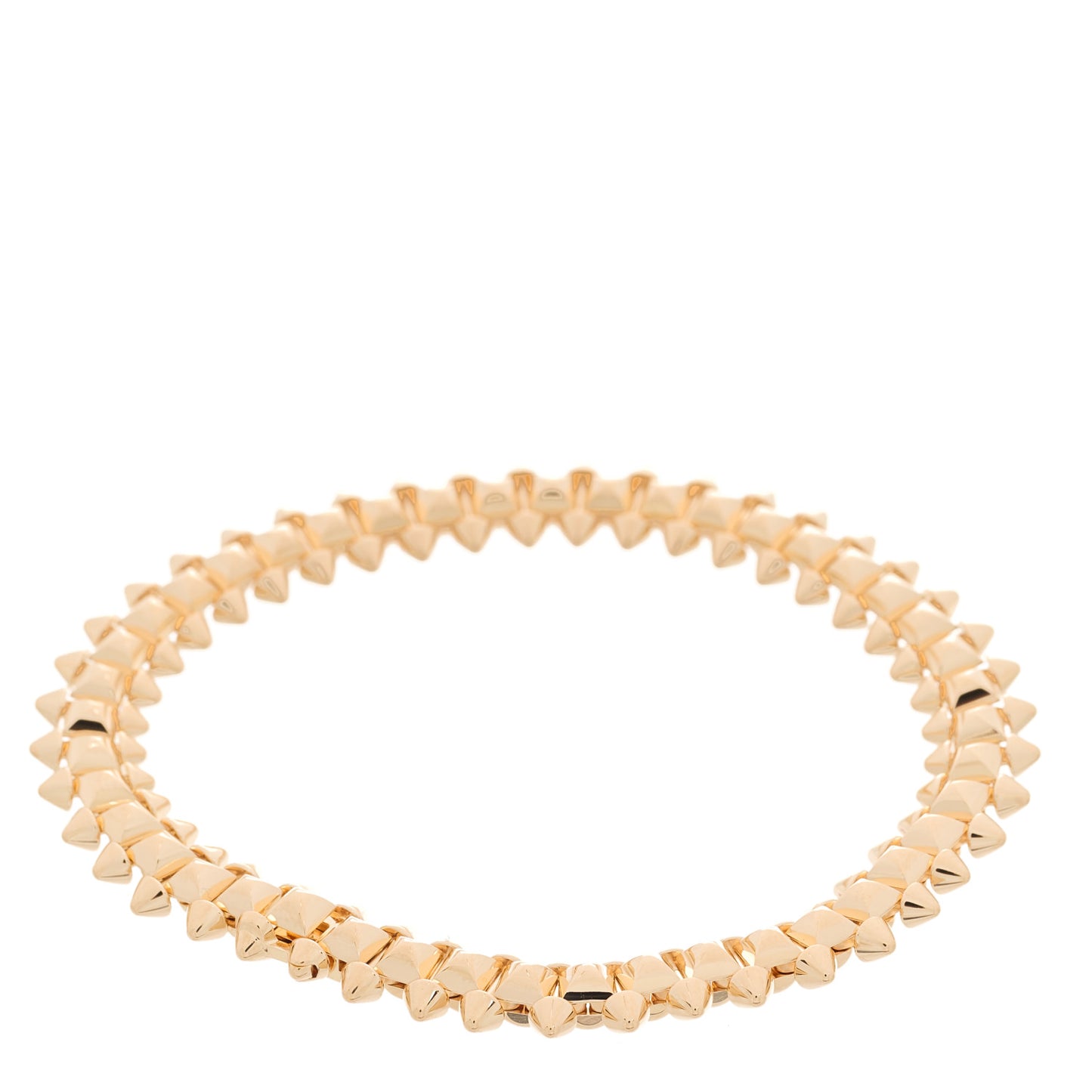 18K Pink Gold Medium Clash De Cartier Flexible Bracelet 16