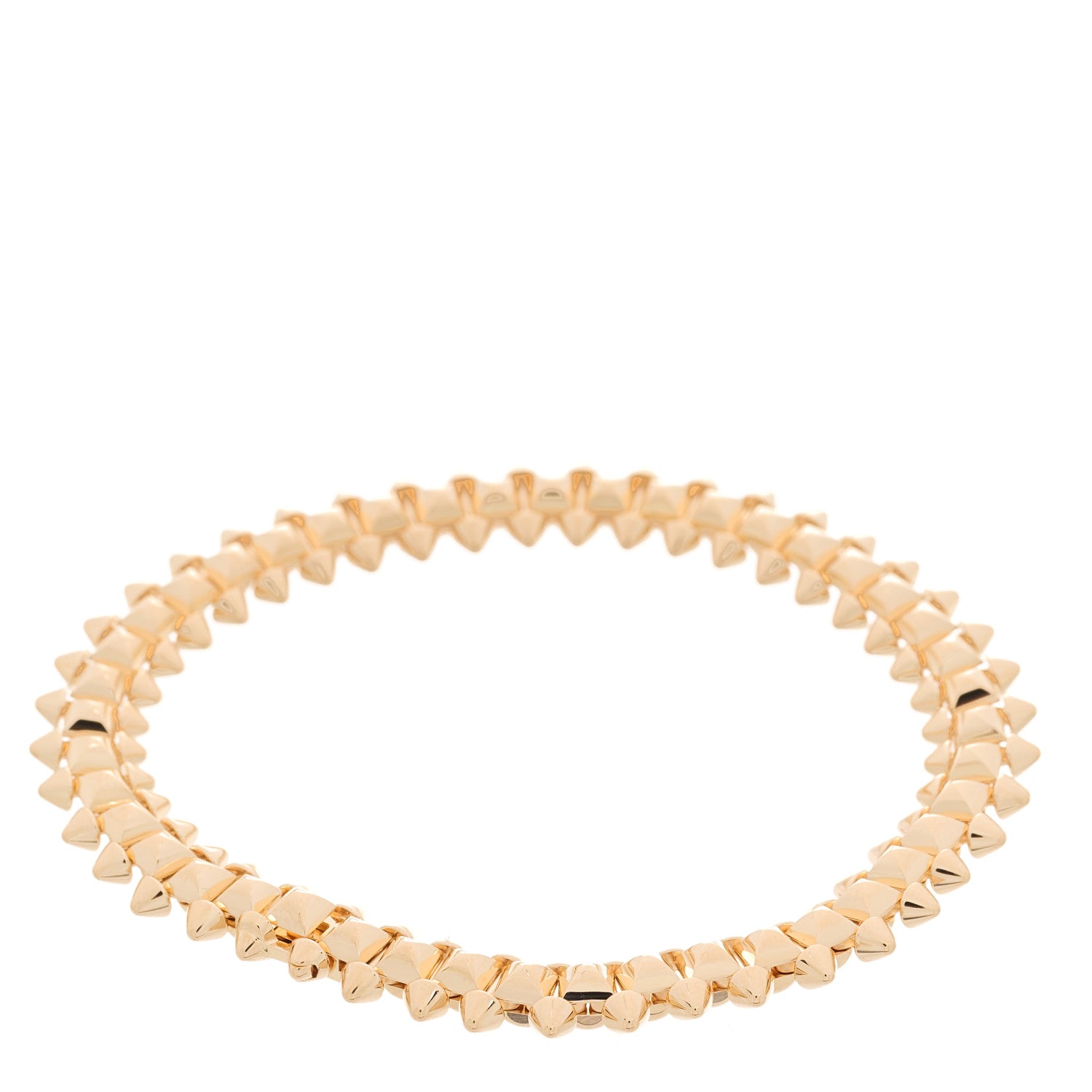 Cartier 18K Pink Gold Medium Clash De Cartier Flexible Bracelet 16 2 of 4