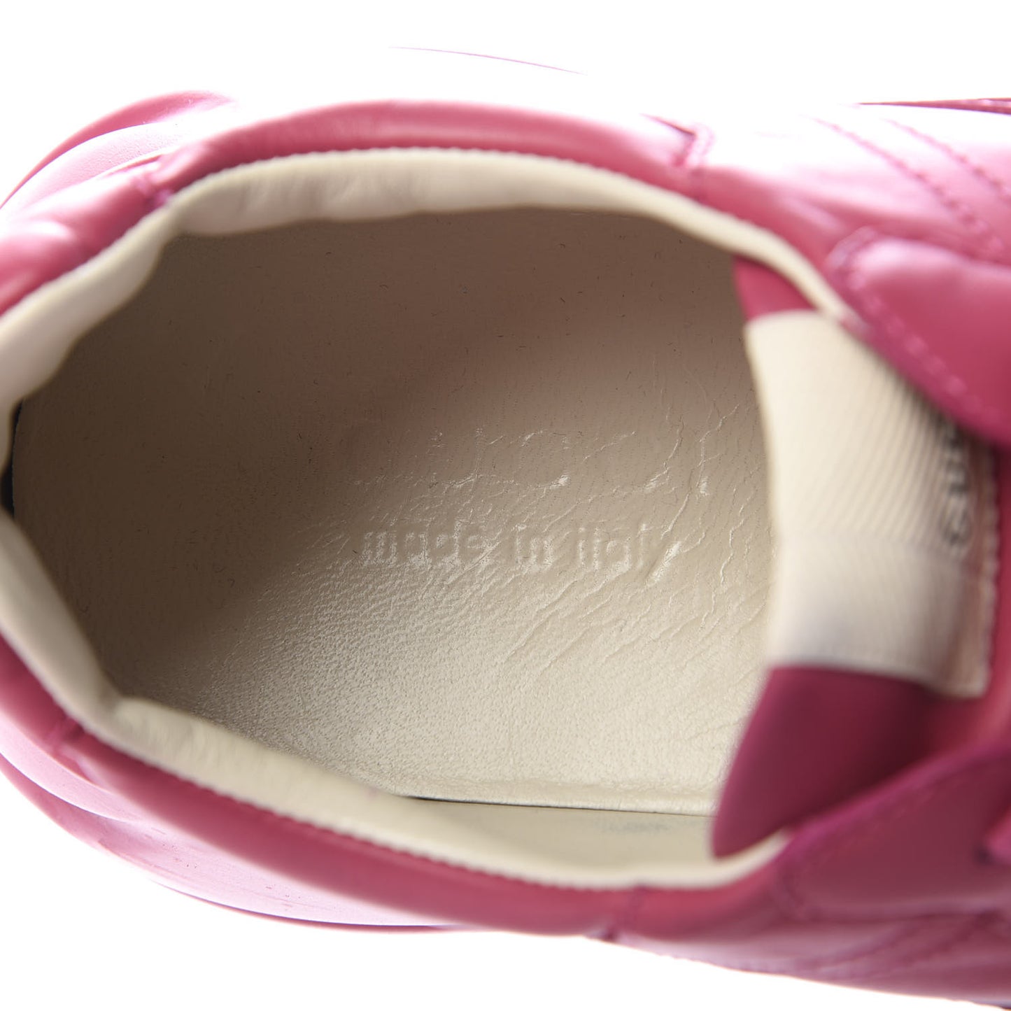 Calfskin Logo Mens Rhyton Sneakers 7 Box Pink
