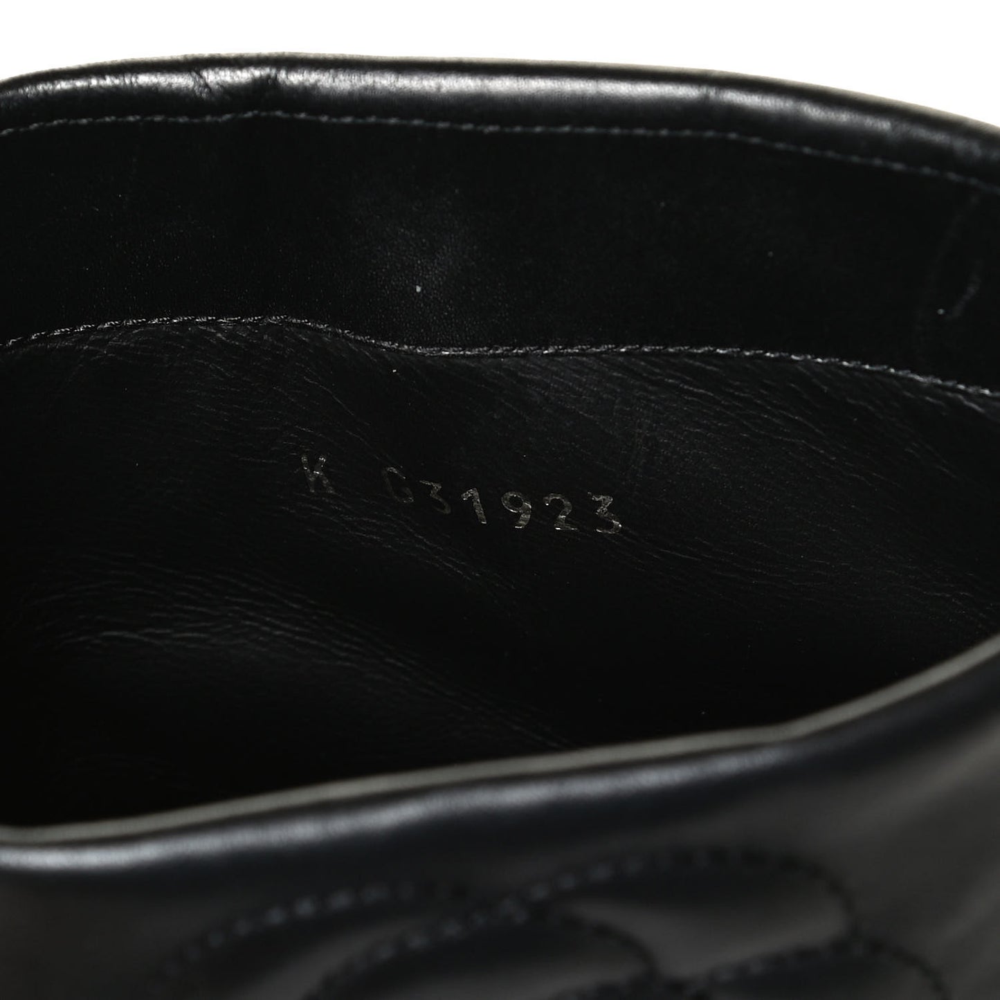 Calfskin Camellia Short Boots 38 Black