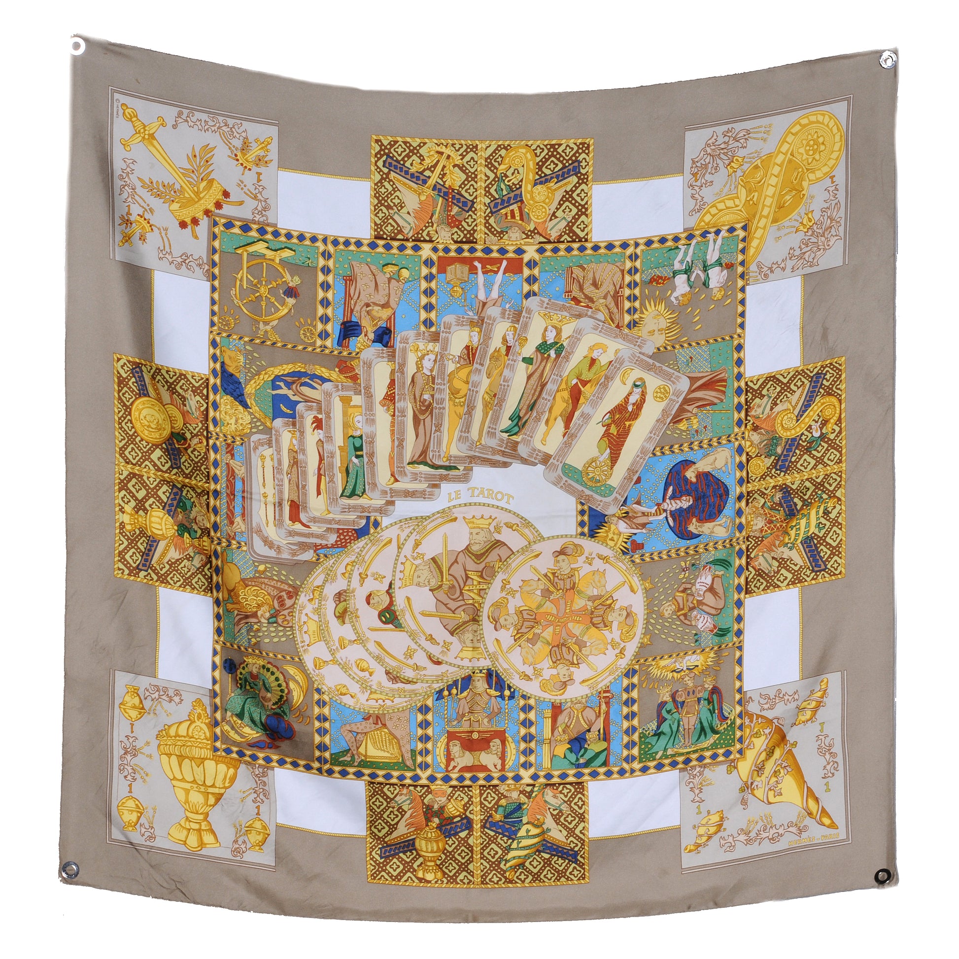 Hermes Silk Le Tarot Scarf 90 2 of 8