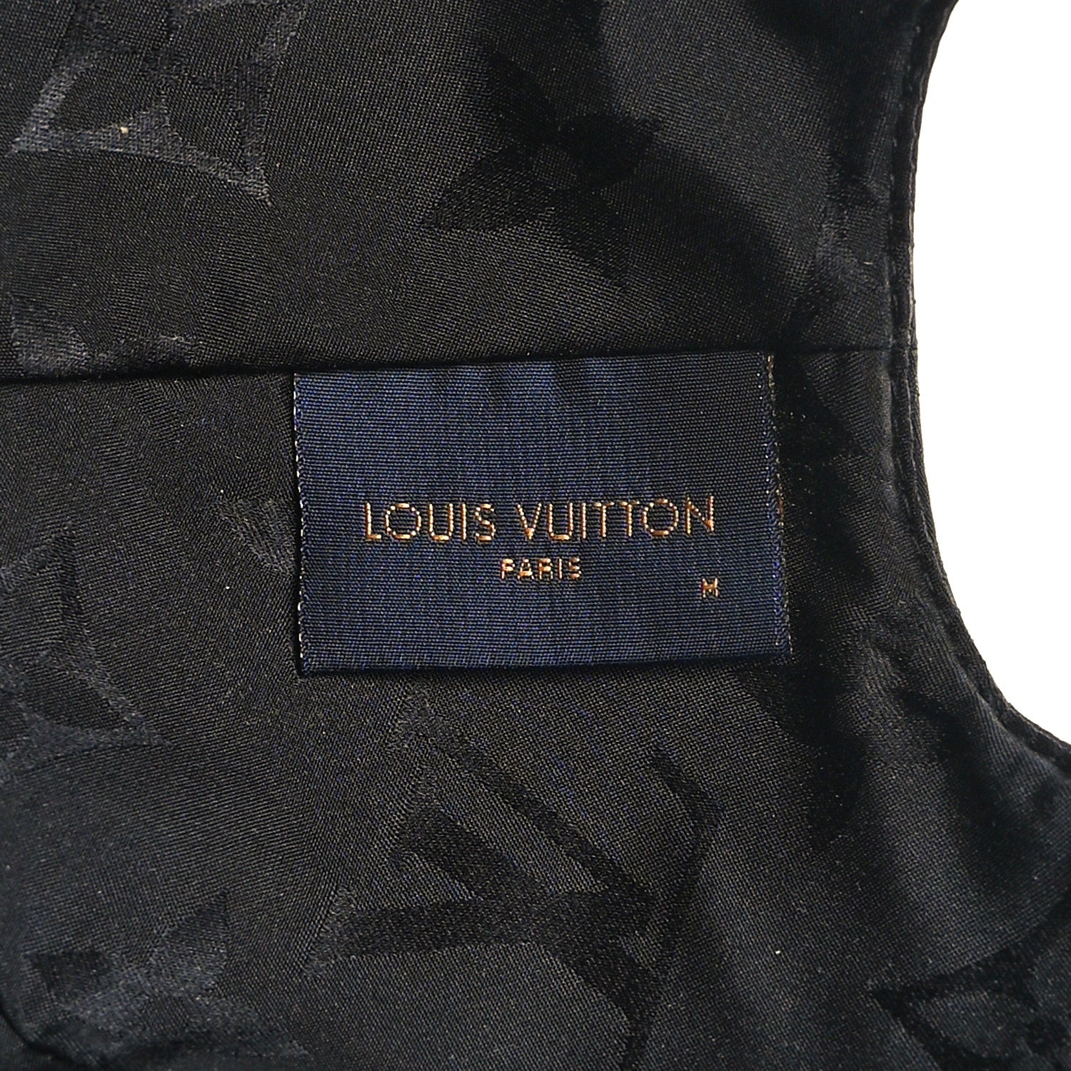 Louis Vuitton Polyester Silk Monogram LV Get Ready Cap M Black 7 of 8