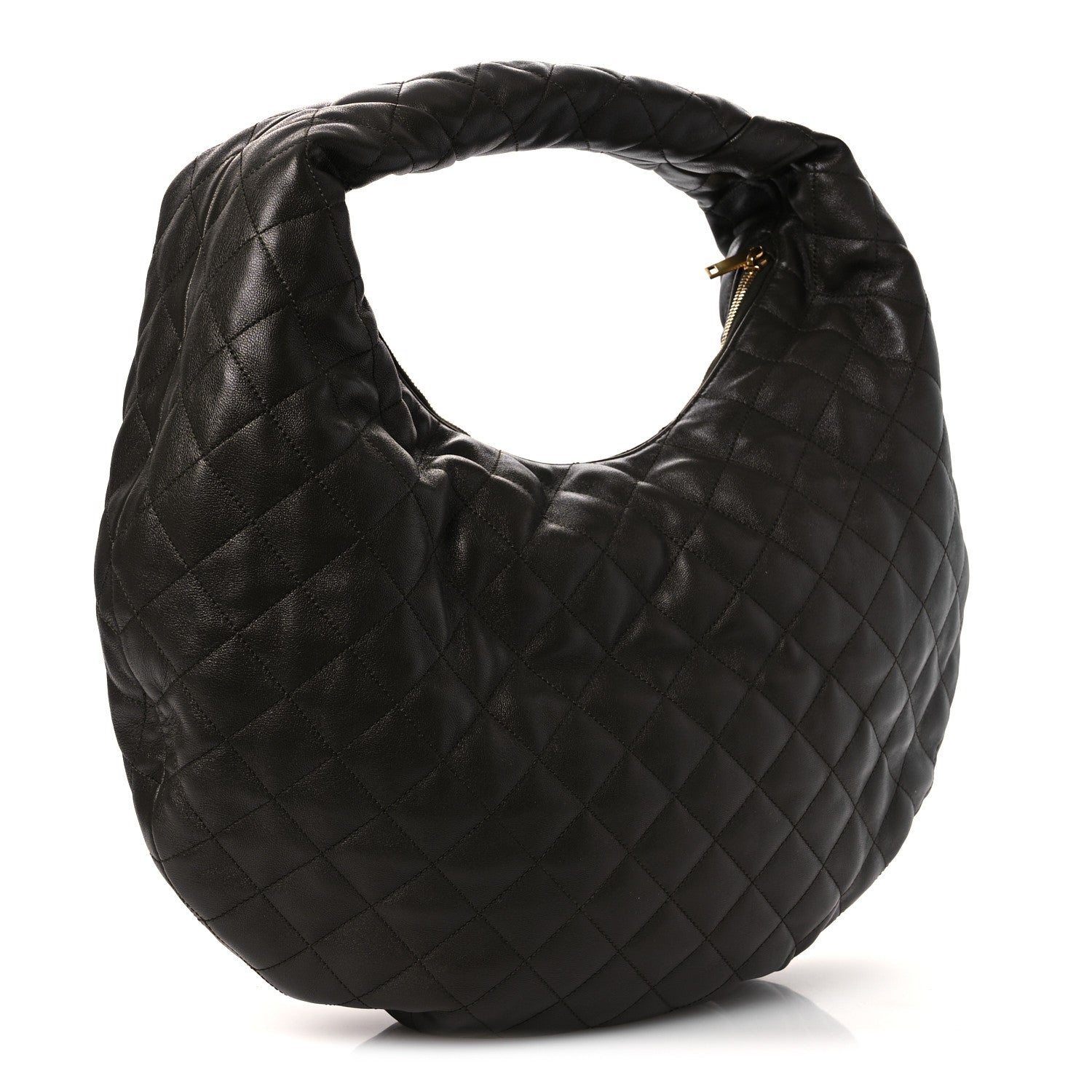 Saint Laurent Lambskin Quilted Maxi Icare Shopping Tote Light Musk 3 of 11