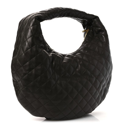 Saint Laurent Lambskin Quilted Maxi Icare Shopping Tote Light Musk 3 of 11
