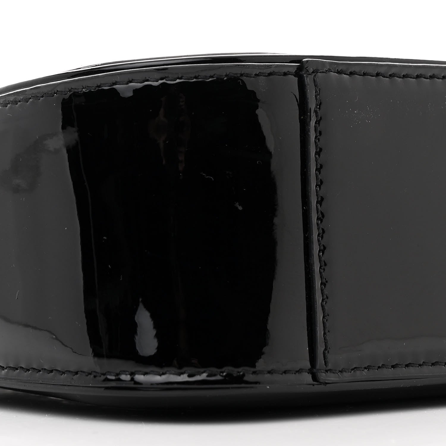 Saint Laurent Patent Le 5 A 7 Hobo Black 9 of 12