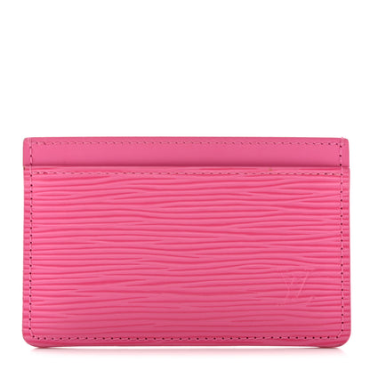 Louis Vuitton Epi Card Holder Pink 1 of 8