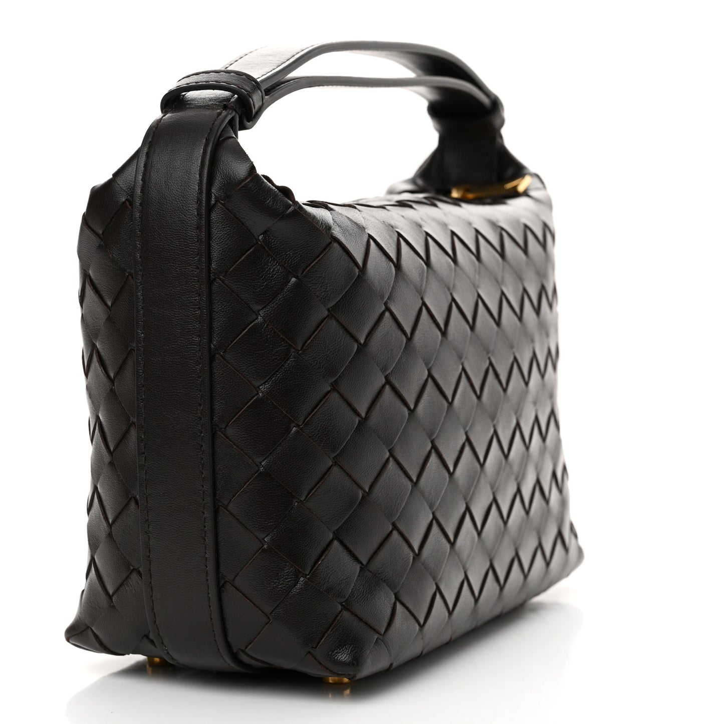Calfskin Nappa Intrecciato Mini Wallace Fondant