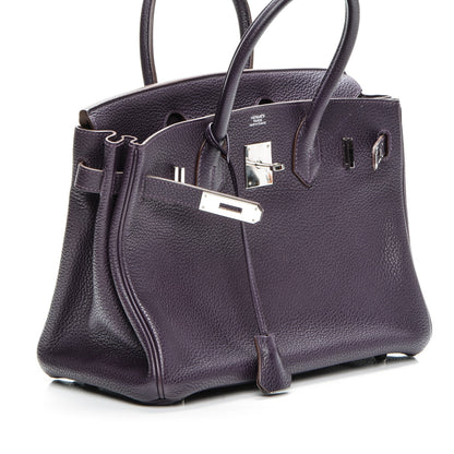 Hermes Togo Birkin 30 Raisin 24 of 25