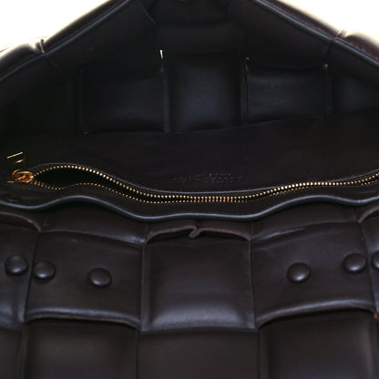 Bottega Veneta Lambskin Maxi Intreccio Padded Chain Cassette Crossbody Bag Black 4 of 10