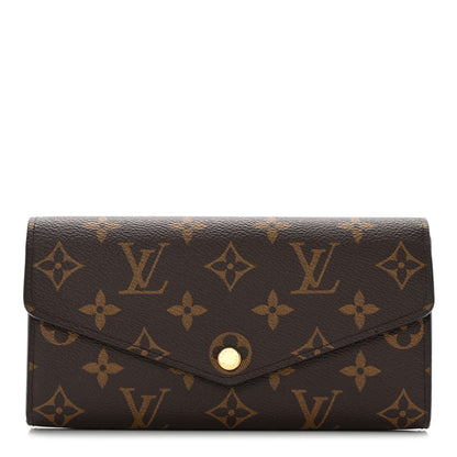Louis Vuitton Monogram Sarah Wallet NM Rose Ballerine 1 of 11