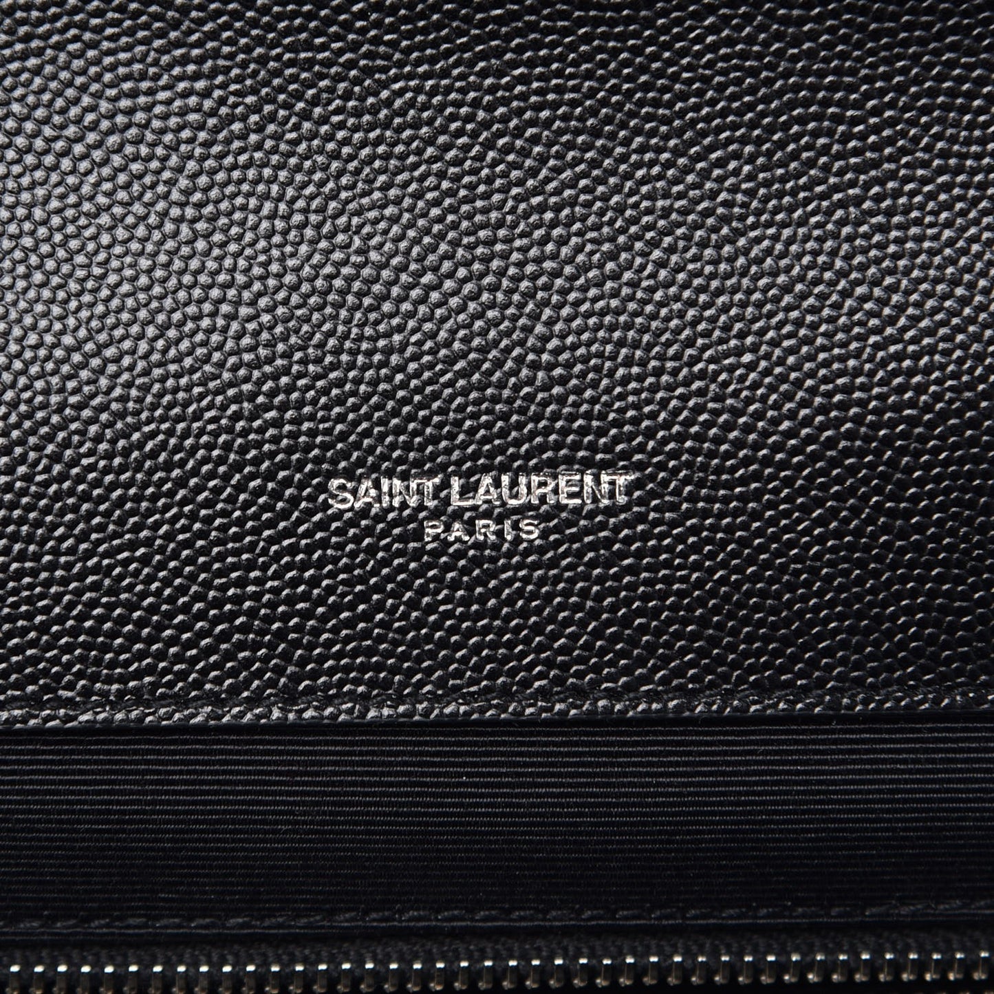Grain De Poudre Large Tri-Quilt Monogram Satchel Black