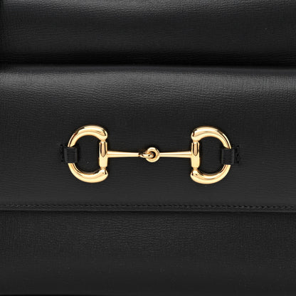Gucci Azalea Calfskin Small Horsebit 1955 Shoulder Bag Black 8 of 11