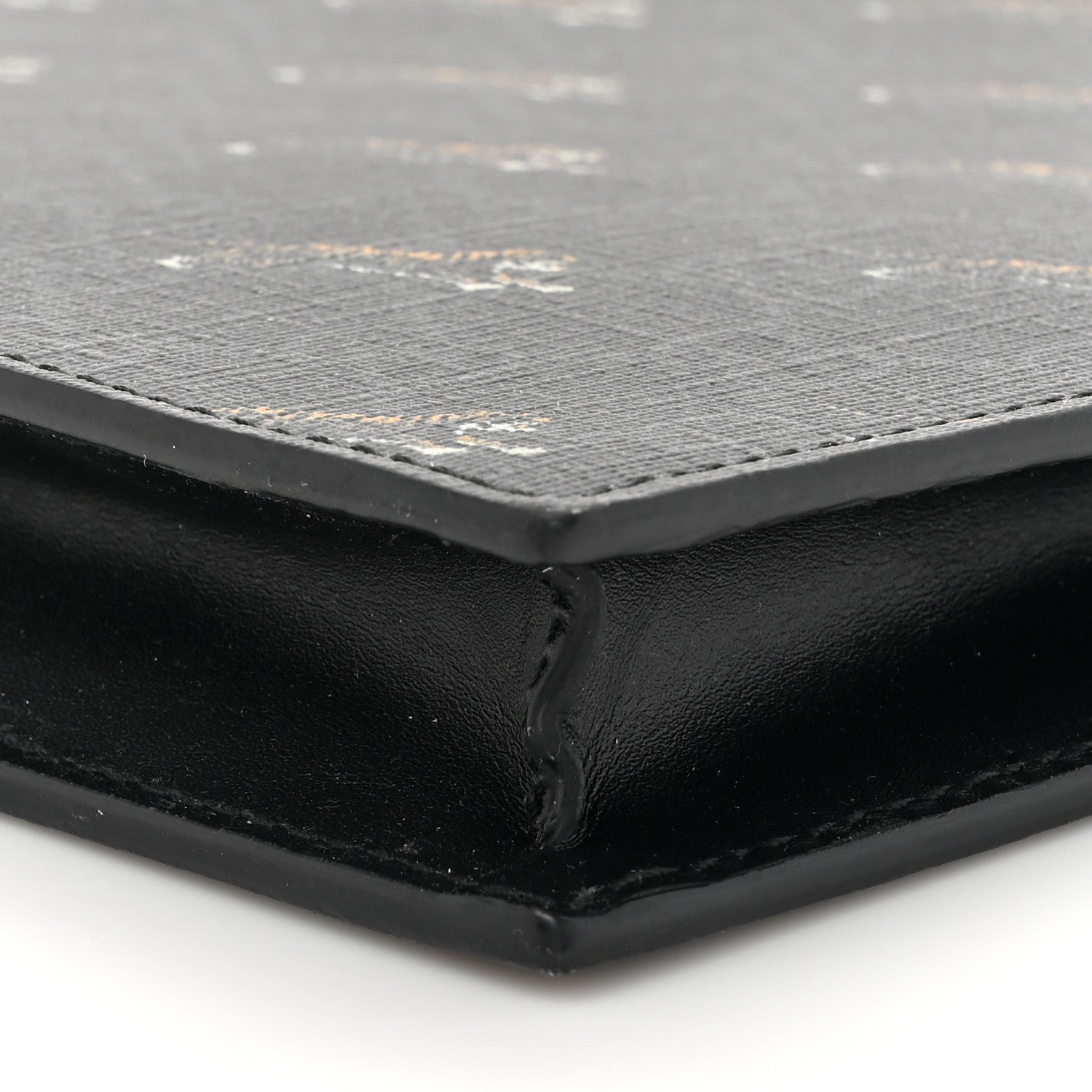 Gucci GG Supreme Monogram Tigers Zip Wristlet Pouch Black 8 of 12