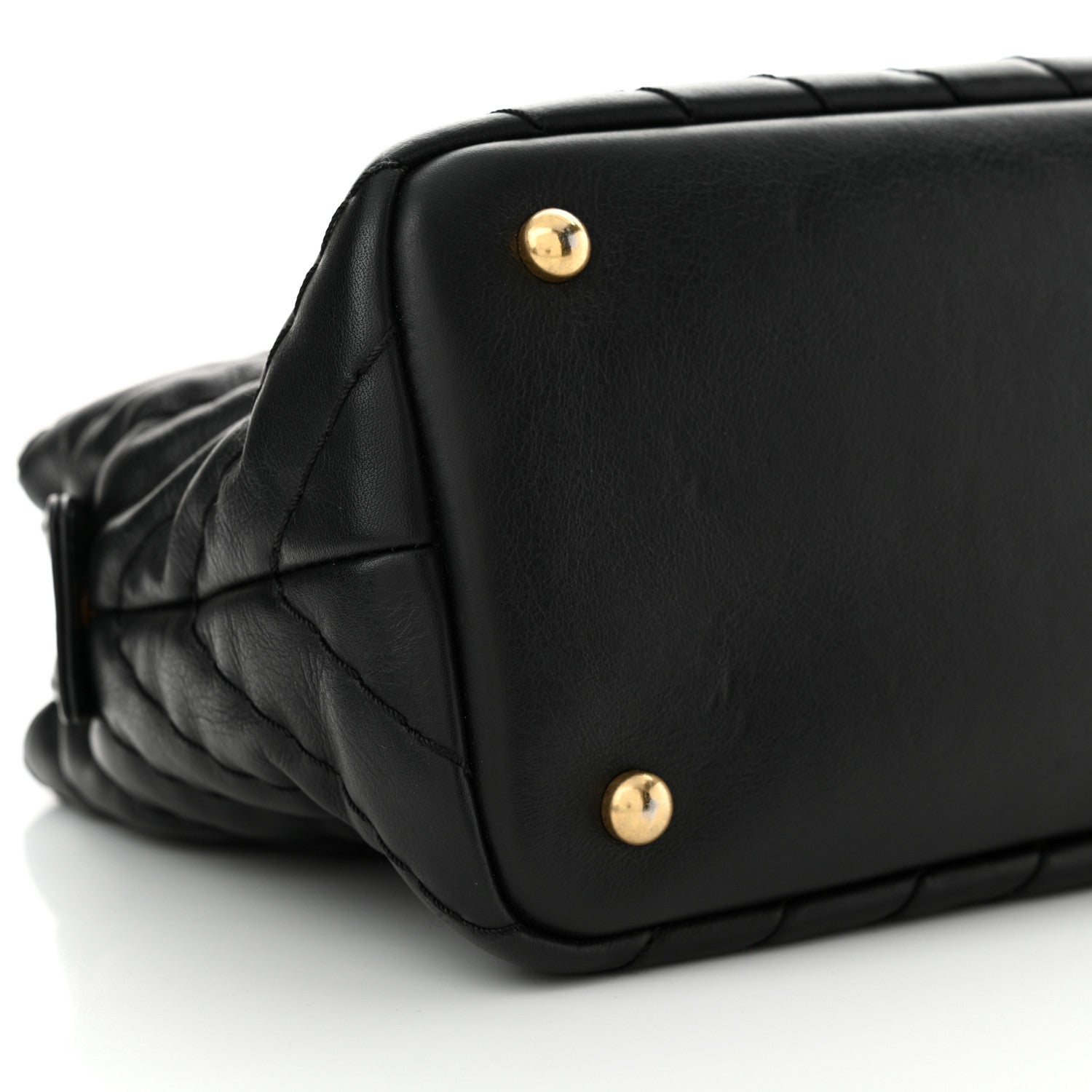 Chanel Calfskin Chevron Quilted Surpique Tote Black 10 of 11