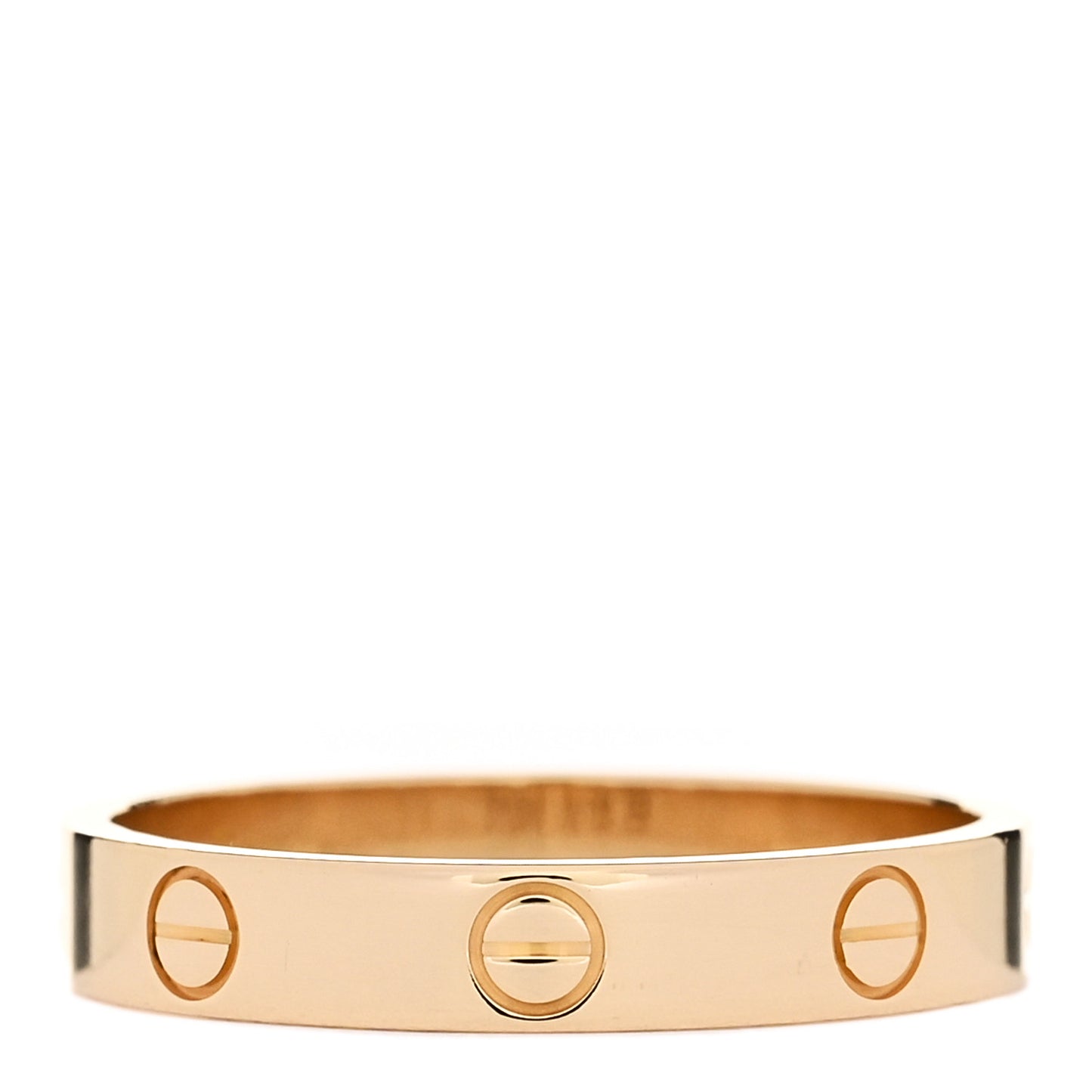 18K Yellow Gold 3.5mm LOVE Wedding Band Ring 59 8.75
