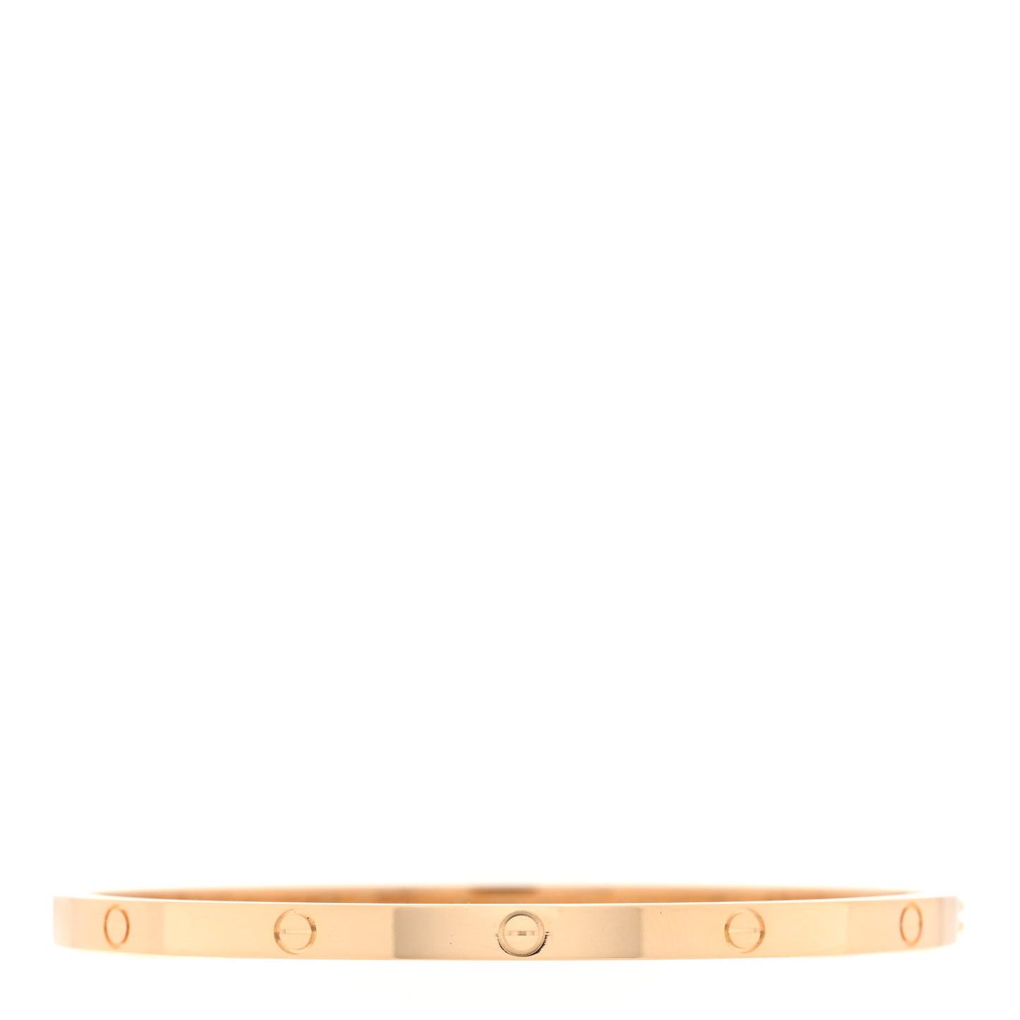 18K Yellow Gold Small LOVE Bracelet 17