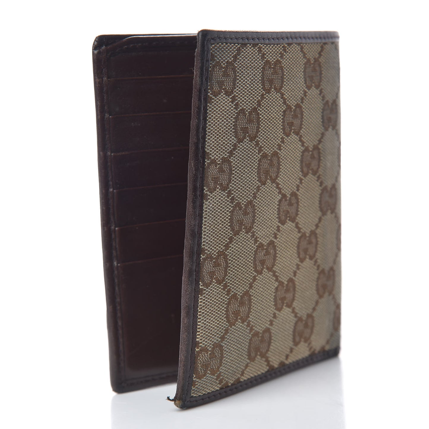 Monogram Mens New Britt Bi-Fold Wallet Dark Brown