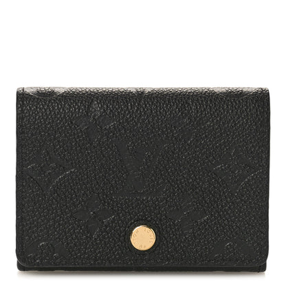 Louis Vuitton Empreinte Business Card Holder Black 1 of 8