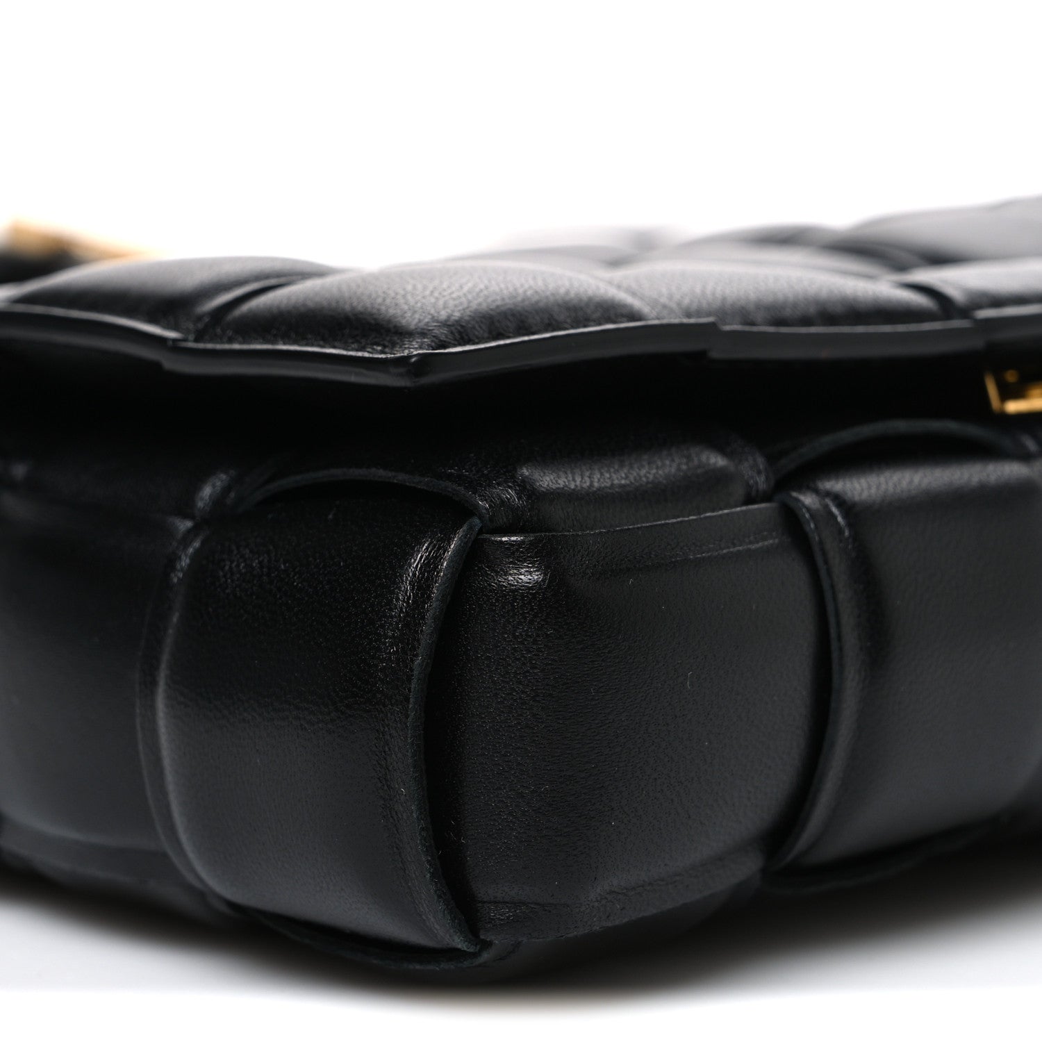 Bottega Veneta Nappa Maxi Intreccio Small Padded Cassette Crossbody Bag Black 10 of 11