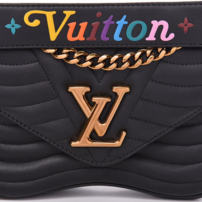 Louis Vuitton Calfskin New Wave Chain MM Black 7 of 13