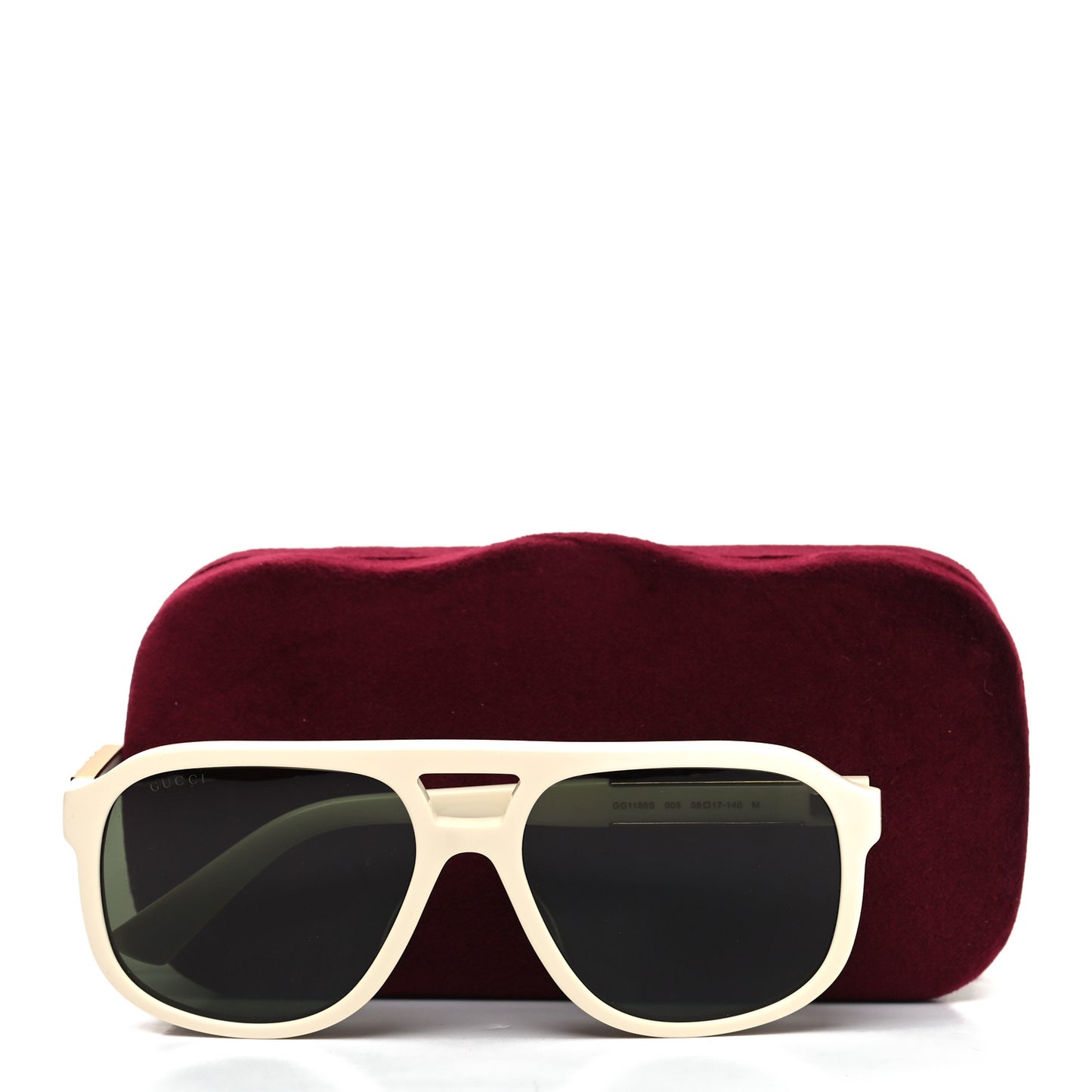 Acetate Square Frame GG1188S Sunglasses White