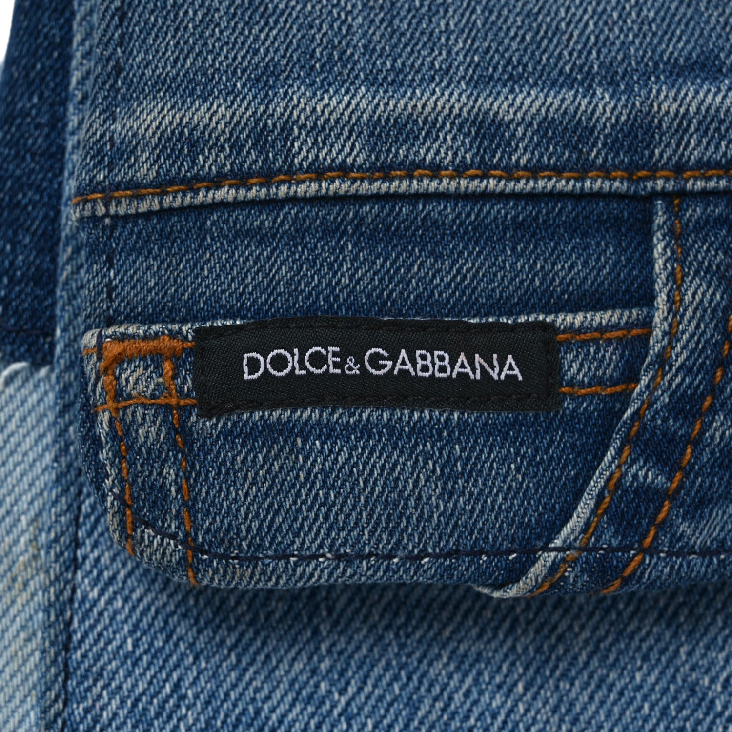 Dolce & Gabbana Calfskin Denim Patchwork Medium Miss Sicily Satchel Blue 12 of 12